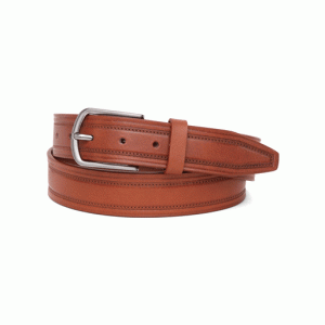 WildHorn Nepal Genuine Leather Casual Tan Brown Belt for waist size upto 42 inches (WHRH524 TAN)