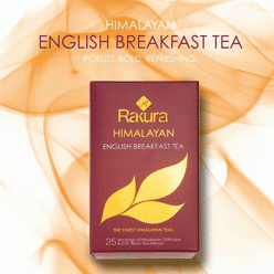 Rakura Himalayan English Breakfast Tea 25 Tea Bags