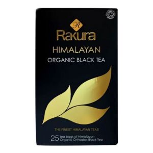 Rakura Himalayan Organic Black Tea 100 tea bags (Envelope)