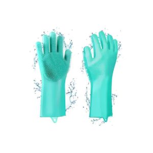Magic Silicone Dishwashing Gloves (Thick)