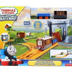 Thomas & Friends Collectible Railway Toby Hidden Treasure Castle Playing Set Toy For Kids - BMF07