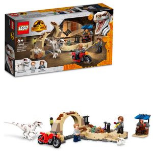 LEGO Jurassic World Dominion Atrociraptor Dinosaur: Bike Chase 76945 Building Toy Set; for Kids Aged 6 and up (167 Pieces)