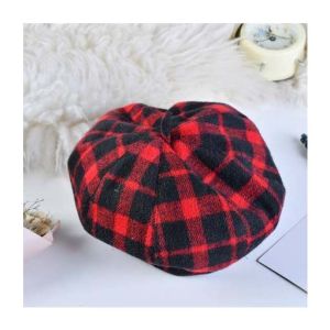 Ximi vogue Beret for Children-Red Beret for Children-Red