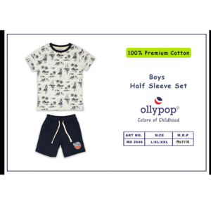 Ollypop boys half sleeves MD2646