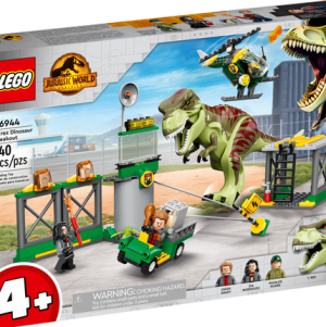 LEGO Jurassic World T. rex Dinosaur Breakout Building Kit; Creative Toy Playset for Kids Aged 4 and up 76944