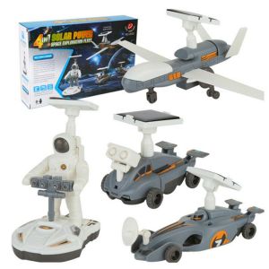 4 In 1 Solar Powered Toy Space Exploration Fleet Gift Toys