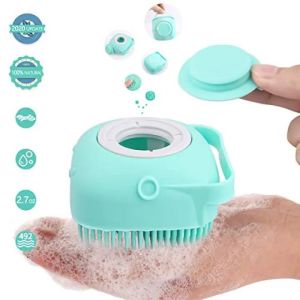 1 Pcs Silicone Bath Brushes Body Exfoliator Soft Massage Brush Baby Cleaning Show Pet