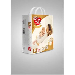 Soft & Dry Premium Pants (Diaper) Small 60 Counts- For 4 to 8 kg baby