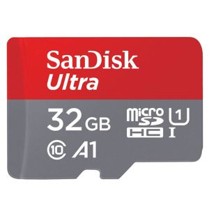 SanDisk 32GB Ultra A1,U1, C10 MicroSDHC UHS-I Genuine Memory Card- 100MB/s, Full Hd (4K) Videos