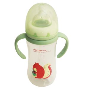 Babies Milk Feeding (BPA Free) PP Eco-friendly Food Grade 260 ml Calabash Bottle with Silicone Nipple