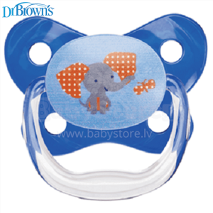Dr Brown's Prevent Contoured Shield Pacifier Stage 2 6-18M, PV21407-ES