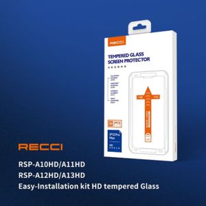 Recci Tempered Glass Screen Protector | Easy Installation Kit iphone 13 pro max (2pcs)