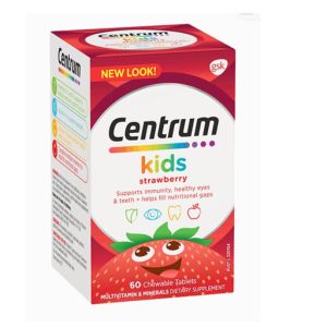 Centrum Kids, 60ct Source Of Vitamin A,C &E