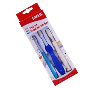 Farlin 3 Stage Trainer Toothbrush Set for Deep Clean Milk Teeth in Dental Care (BF-118A)