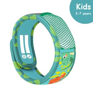 PARA'KITO® Wristband Kids Green Dinosaur (EN) FNGWB1ENK36(3-7 years)
