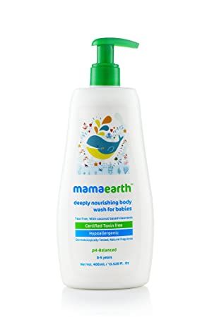 Mamaearth Deeply Nourishing Body Wash for Babies 400 ml