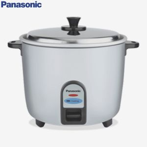 Panasonic 1.8 Ltr. Drum cooker with Anodized Aluminum Pan (Metallic Silver) SR-WA18 (GE9)