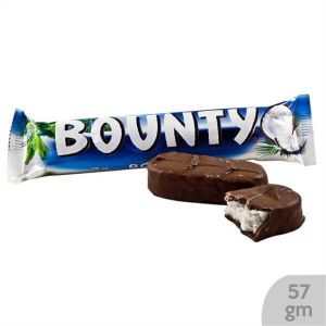 Bounty 2X Chocolate 57Gm (Pack Of 5)