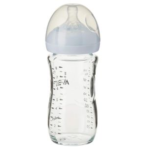 Philips Avent SCF673/13 Natural Glass Baby Bottle 240ml/8oz Single Pack 1m+