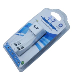 Goop Standard Battery Charger with USB Input & LED Indication & Type C Cable Charging Slot( GD-C702V1 AA/AAA Ni-MH/Ni-Cd )