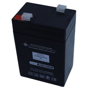 kohinoor 6V 5.1AH Rechargeable Sealed Lead Acid Battery For Emergency Light, Alarm Systems, Medical Devices, Backup Power Devices & Project Work