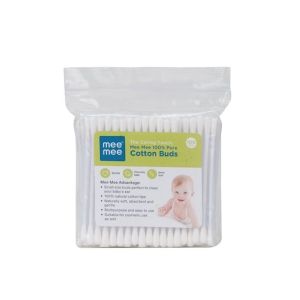 Mee Mee 100% Pure Cotton Buds, 100 Pieces Pack Of 2