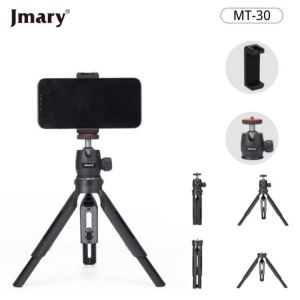 Jmary MT-30 Multifunctional Extendable Mini Tripod Tabletop Stand For Portrait Photos, Live Streaming, Vlogging