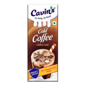 Cavins Milk Shake Cold Coffee Chilled Latte 180Ml