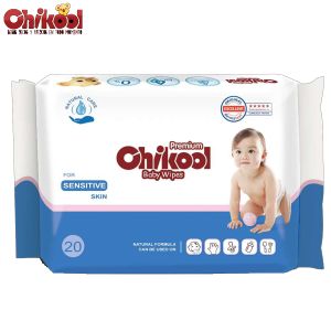 Chikool Premium Wipes 20ct (Sensitive Skin)