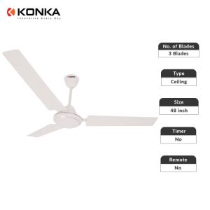 Konka 48" Ceiling Fan - KCF 48" - W