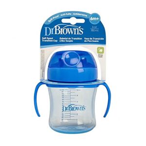 Dr Brown's 6 oz / 180 ml Soft-Spout Transition Cup w/ Handles 6m+ TC61001-INTL
