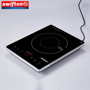 Swifton Single 1 Induction Cooktop 9 Power Level 40 mm Slim Body Ceramic Glass Child Lock Timer SN-A33SH