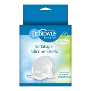 Dr. Brown's soft Shape Silicone Shields BF116, 2-pack, size A