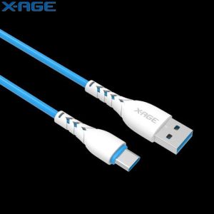X-AGE ConvE PVC 3.0 Quick Charging 1m Type C Data Cable - (XDC05)