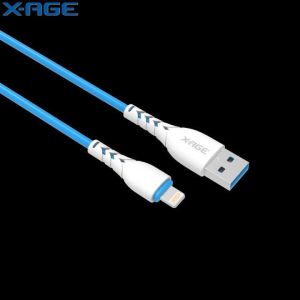 X-AGE ConvE PVC 2.1 Quick Charging 1m Lightning Data Cable - (XDC05)