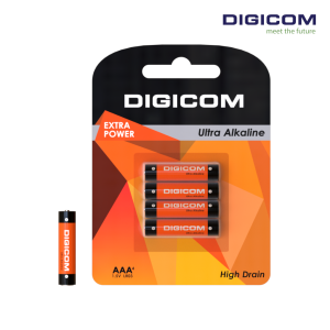 Digicom AAA 1.5 Volt Everyday Alkaline Battery (4pcs)