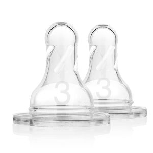 Dr. Brown's 332-INTL Level 3 Silicone Narrow Nipple - 2 Pcs (6-9months)